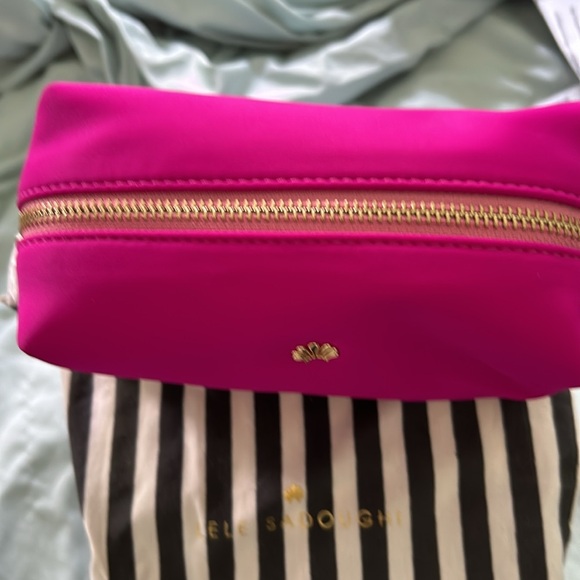 NWT Lele Sadoughi Neoprene Everything Pouch - Picture 2 of 8